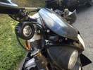 1 Pair Mini Trail Lights OZ-USA® LED CREE Spot Motorcycle Offroad Dual Sport | BLACK SPOT