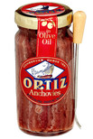 Ortiz Anchovies (Anchoas), 3.5-Ounce Jars - Pack of 3