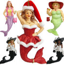 December Diamonds Strawberry Margarita Ornament-Glitter Sparkles 55-90380