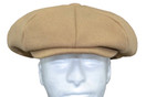 Emstate Mens Melton Wool 8 Panel Applejack Newsboy Baker Boy Cap Made in USA | One Size, Royal Blue