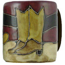 Mara Stoneware Mug - Boots & Hat - 16 oz