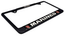 Marines Retired Black License Plate Frame