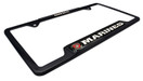 Marines Semper Fi Open Black License Plate Frame - Semper Open Black