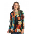 Jess & Jane French Brushed Knit Tunic FB8 (X-Large, Tuscon)