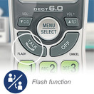 VTech CS6114 DECT 6.0 Cordless Phone with Caller ID/Call Waiting, White/Grey with 1 Handset, 3.50 x 3.50 x 7.00 Inches