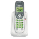 VTech CS6114 DECT 6.0 Cordless Phone w/ Caller ID/Call Waiting, White/Grey with 1 Handset, 3.50 x 3.50 x 7.00 Inches