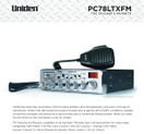 Uniden PC78LTXFM Professional 40-Channel CB Radio with Dual-Mode AM/FM, Integrated SWR Meter, PA/CB Function, Hi Cut, RF/Mic Gain Control and Instant Channel 9