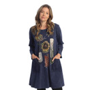 Jess & Jane Mineral Washed Dress w/Patch Pockets M86 (3X, Collage Denim)