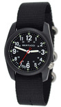 Bertucci DX3 Field Watch 11015 - Black Dial / Black Case / Black Band