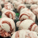 FREEZE DRIED USA Double Strawberry Swirl Ice Cream Bites (4 oz) - Unique Novelty Gift for Birthdays, Christmas, Easter - Exciting No-Mess, No-Melt Dessert - Hiking, Camping, Party Snack: Strawberry Swirl