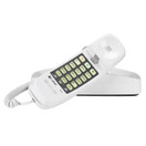 AT&T 210 Basic Trimline Corded Phone, No AC Power Required, Wall-Mountable | White