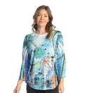 Jess & Jane Burnout Tunic Top AJ2 (1X, Enchanted)
