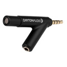 Dayton Audio iMM-6 Calibrated Measurement Microphone for iPhone, iPad Tablet & Android, Black