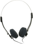 Parts Express Mini Stereo Lightweight Headphones with 4 ft. Cord