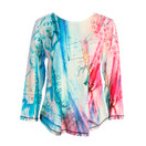 Jess & Jane Women's Sublimation Top PS3 (Medium, Joyful)