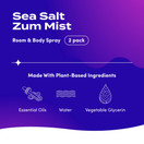 Indigo Wild Zum Mist Room and Body Spray - Sea Salt - 4 fl oz (2 Pack) (Sea Salt, 2 Fl Oz (Pack of 2)