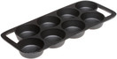 Old Mountain Pre Seasoned 10143 8 Impression Biscuit Pan, 15 3/4 Inch x 6 1/2 Inch - Black