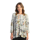 Jess & Jane Women's Layla French Brushed Knit Patch Pocket Tunic - Large, Paseo
