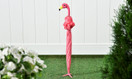 GiftCraft Pink Flamingo Full-Size Standing Parasol Umbrella for Rain or Shine