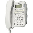 AT&T CL2909 Corded Phone with Speakerphone and Caller ID/Call Waiting, White