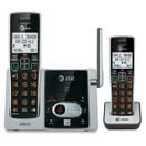 ATT CL82213 DECT 6.0 Expandable Cordless Phone System with Digital Answering Machine - Silver