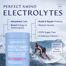BodyHealth PerfectAmino Electrolytes Powder, Hydration Powder, Sugar Free Keto Electrolyte Drink Mix, Non GMO, Watermelon Flavor (30 Servings) (Pack of 1)