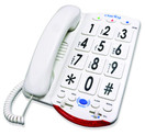 Clarity JV35W Amplified Telephone with Talk Back Numbers