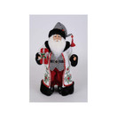 Karen Didion Holly Berry Santa Figurine, 17 Inches, CC16-221