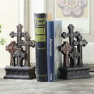 SPI Cross Bookends, Oil Rubbed