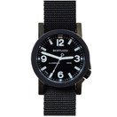 Bertucci Men's A-6a Experior, Black Dial Black Case Black Nylon