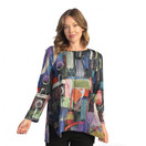 Jess & Jane French Brushed Knit Tunic FB8 (Medium, Barcelona)