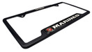 Marines Veteran Open Black License Plate Frame - VET Open Black