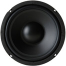 GRS 6PR-8 6-1/2" Poly Cone Rubber Surround Woofer, Black