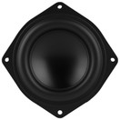 Dayton Audio ND91-4 3-1/2" Aluminum Cone Full-Range Neo Driver 4 Ohm, Black