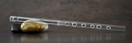 Hall Crystal Flute 11099 - Inline Glass Piccolo in D - Clear Glass