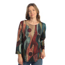 Jess & Jane Women's Sublimation Top PS3 (Medium, Tom Tom)