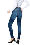 Kan Can Women's High Rise Button Fly Distressed Super Skinny Jeans | 28, 7113m