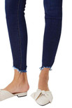 Kan Can Women's High Rise Button Fly Distressed Super Skinny Jeans | 26, 7273d