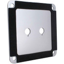 Dayton Audio SBPP-SI Binding Post Plate Silver Anodized