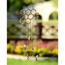 SPI Home Aluminum Bees and Honeycomb Windchime - 34285