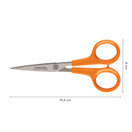 Fiskars Classic Micro-Tip Needlework, Metal, Orange, 5.9 x 1.2 x 12.6 cm