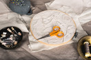 Fiskars Classic Micro-Tip Needlework, Metal, Orange | 5.9 x 1.2 x 12.6 cm