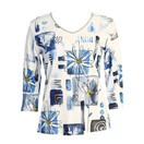 Jess & Jane Womens Cotton Top Lily (Small, White)