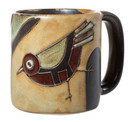 Mara Stoneware American Robin Bird 16oz Handcrafted Mug