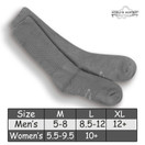 World's Softest Classic Crew Socks - Ultra Soft Crew Socks for Women and Men | Large, Grey