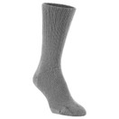 World's Softest Classic Crew Socks - Ultra Soft Crew Socks for Women and Men | Large, Grey