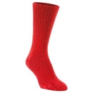 World's Softest Classic Crew Socks - Ultra Soft Crew Socks for Women and Men | Medium, Red