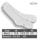 World's Softest Classic Crew Socks - Ultra Soft Crew Socks for Women and Men | Large, White