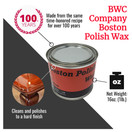 Boston Polish Amber Paste Wax, 16 oz. Can
