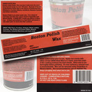 Boston Polish Amber Paste Wax 16 oz., Can